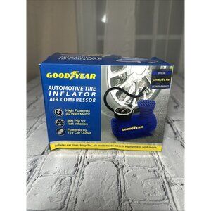 Goodyear Automotive Tire Inflator Air Compressor 300 PSI 12V Car Portable Pump